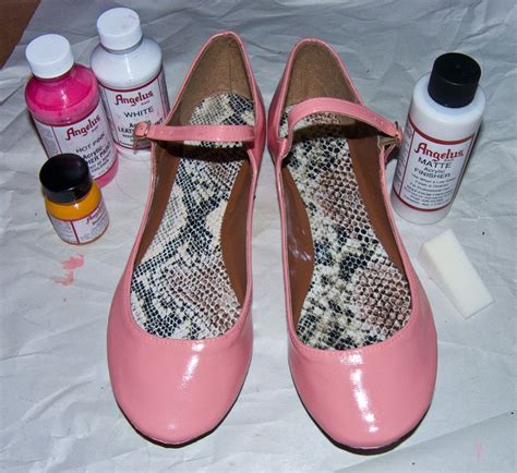 can you paint fake leather shoes|painting patent leather shoes.